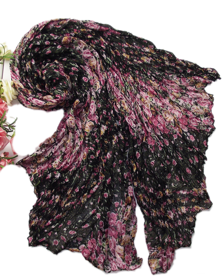Viscose Flower Scarf