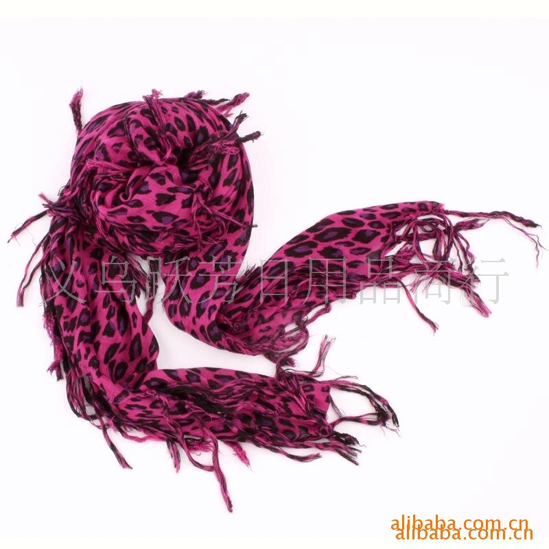 Wholesale Leopard Cotton Scarf