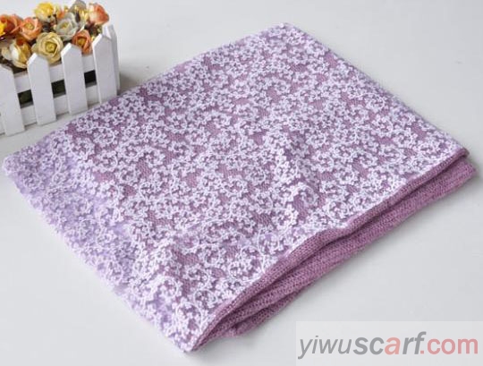 Mohair Lace Triangle Scarf