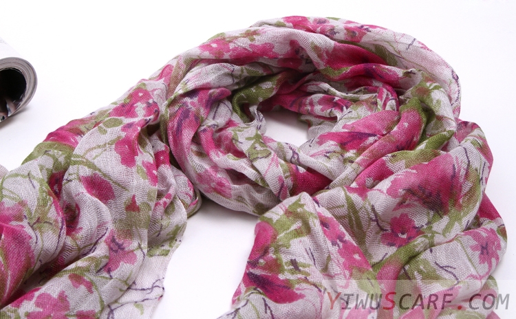 Pastoral linen scarves wholesale