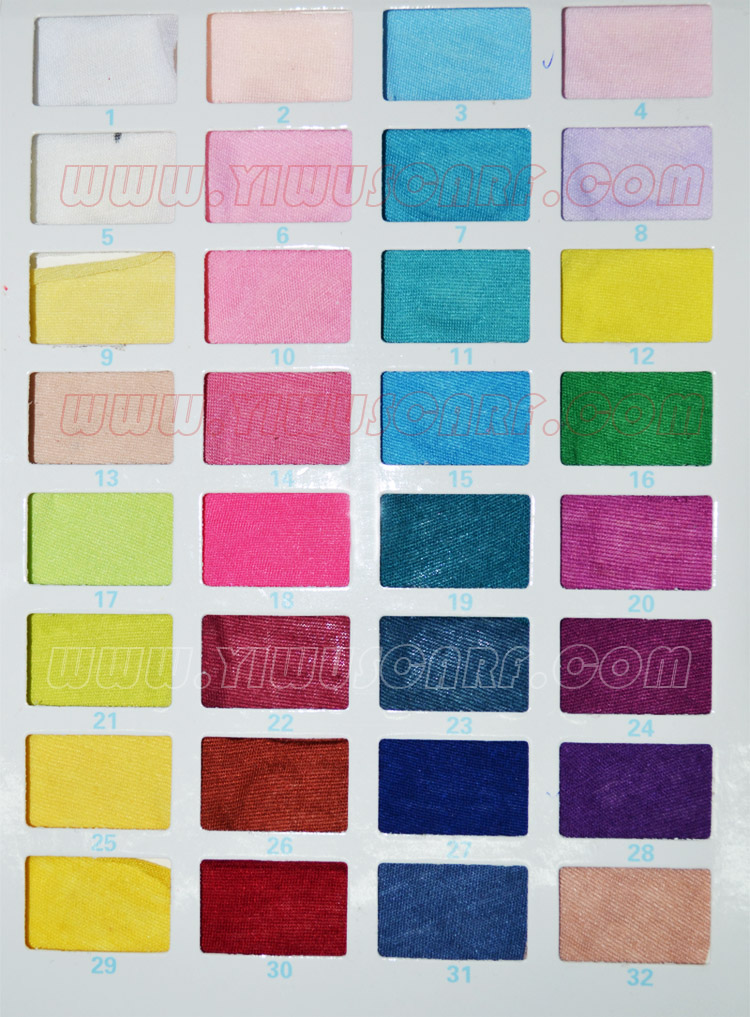 Color Card Pendants Scarf