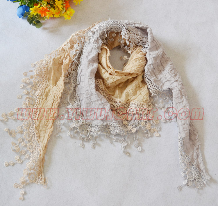 German cotton lace scarves