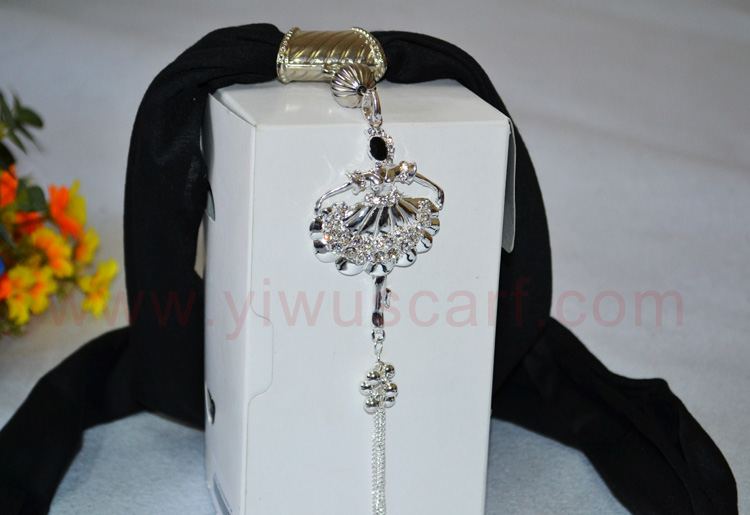 pendant jeweled scarves