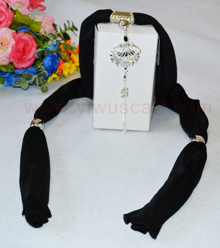 pendant jeweled scarves