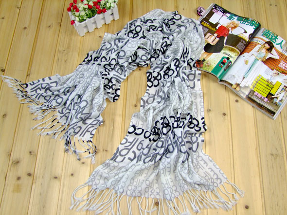 Danish letters Cotton Scarf