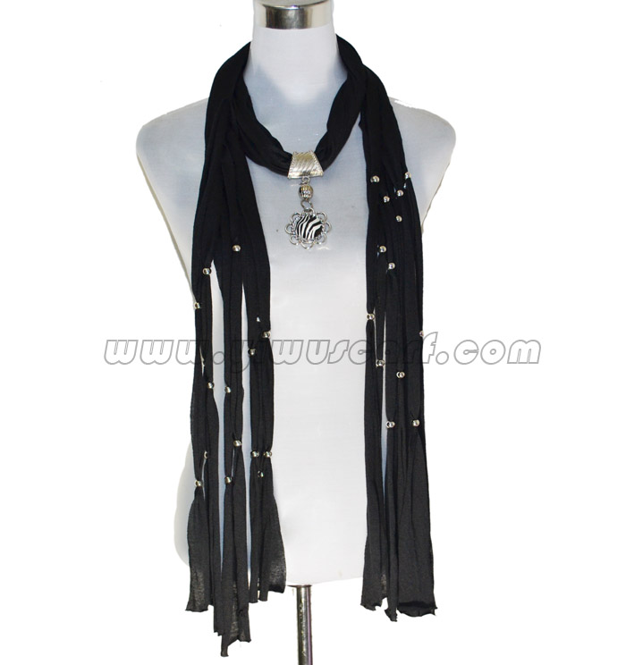 scarves with pendants