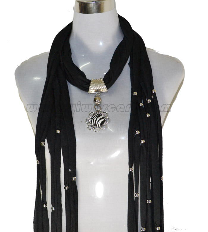 scarves with pendants