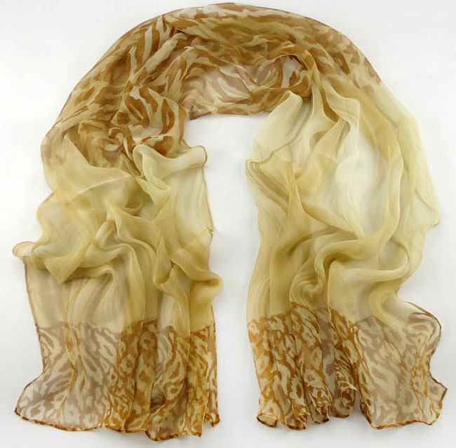 French silk scarf 