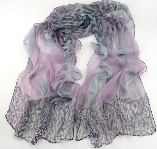French silk scarf 