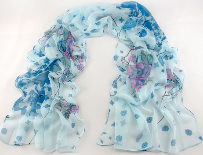 French silk scarf 
