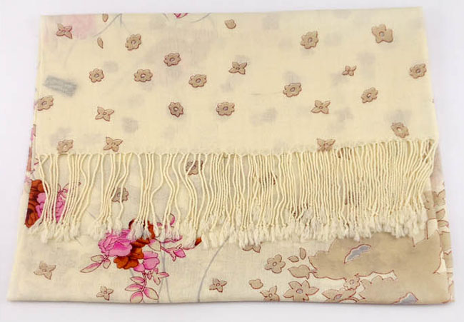 Mexico wool printed scarves 