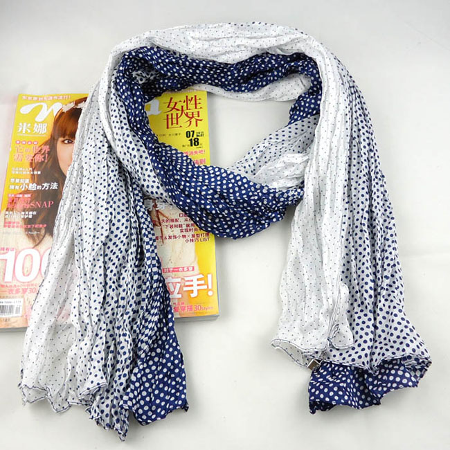 Ireland fold silk scarf