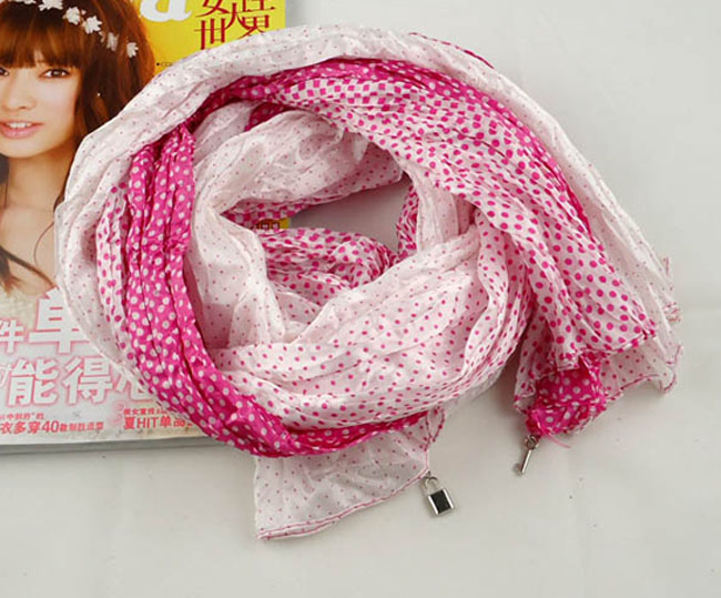 Ireland fold silk scarf