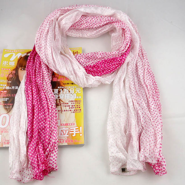 Ireland fold silk scarf