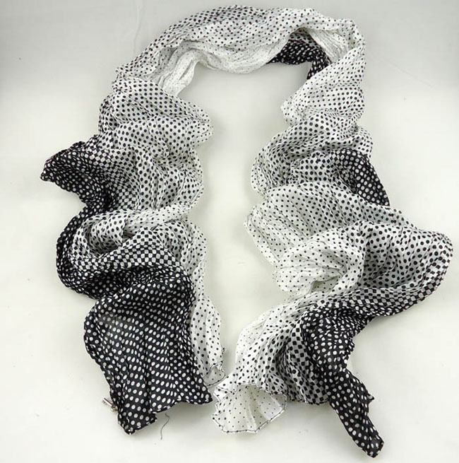 Ireland fold silk scarf