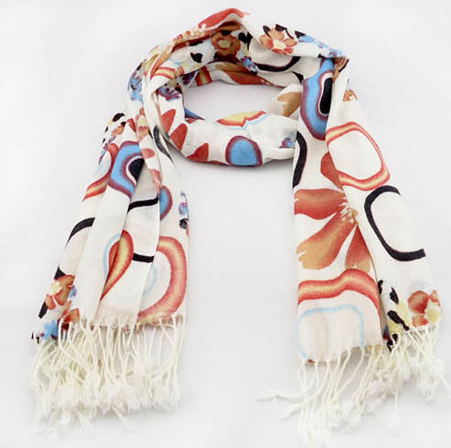 Vietnam printed cashmere scarves