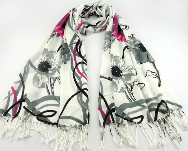 Vietnam printed cashmere scarves