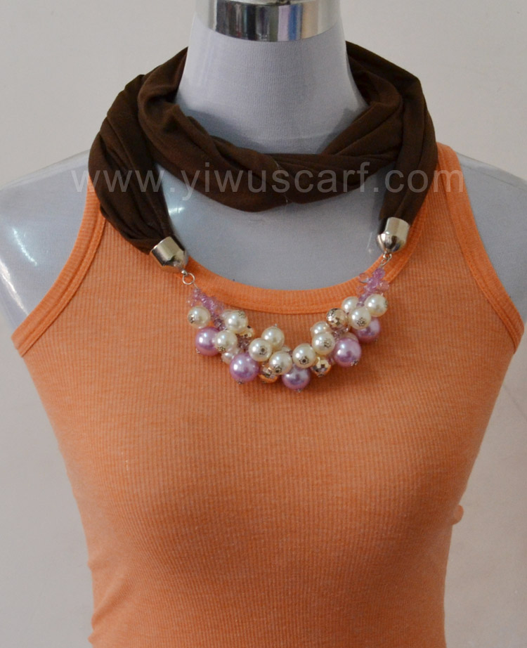 wholesale alloy beads pendant scarf