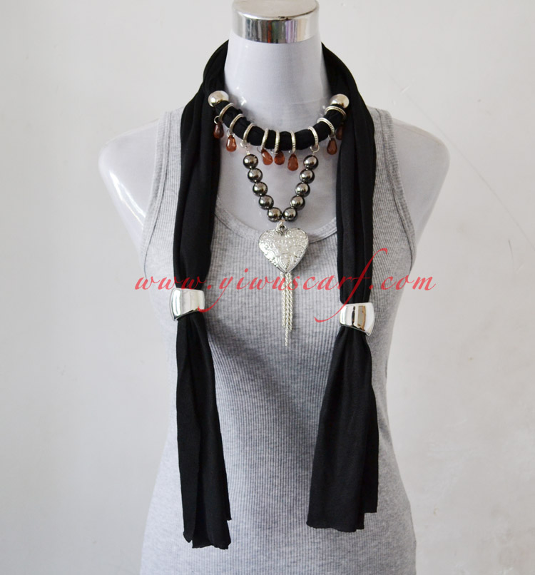 Wholesale metal pendant scarves scarf