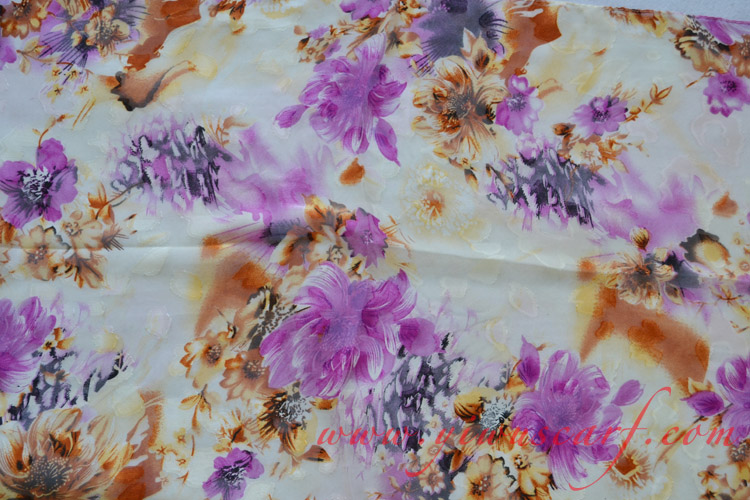 Silk chiffon scarf wholesale