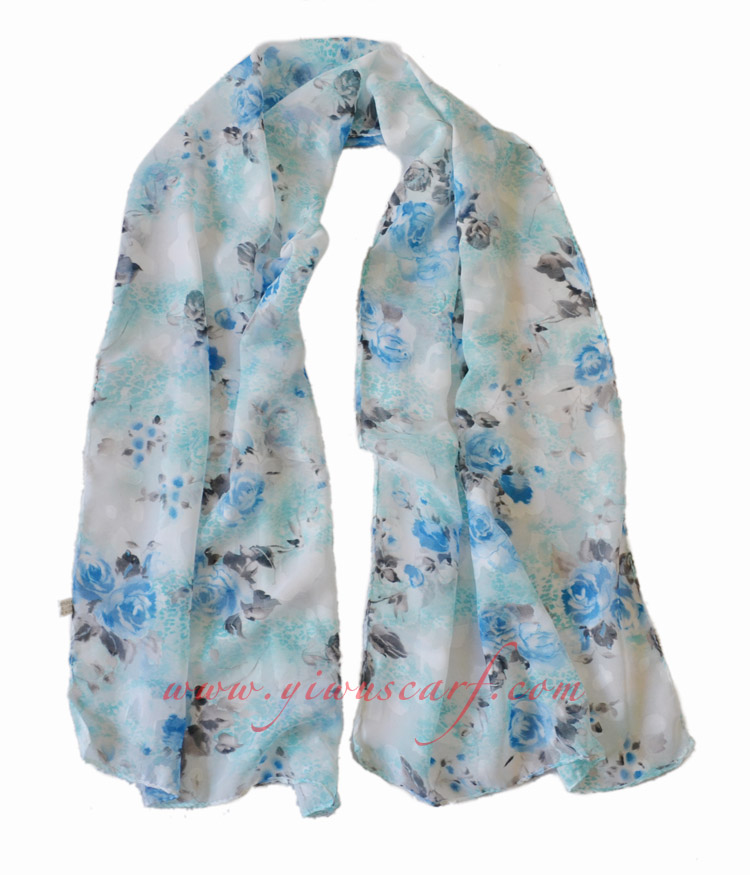 100 silk scarf made china
