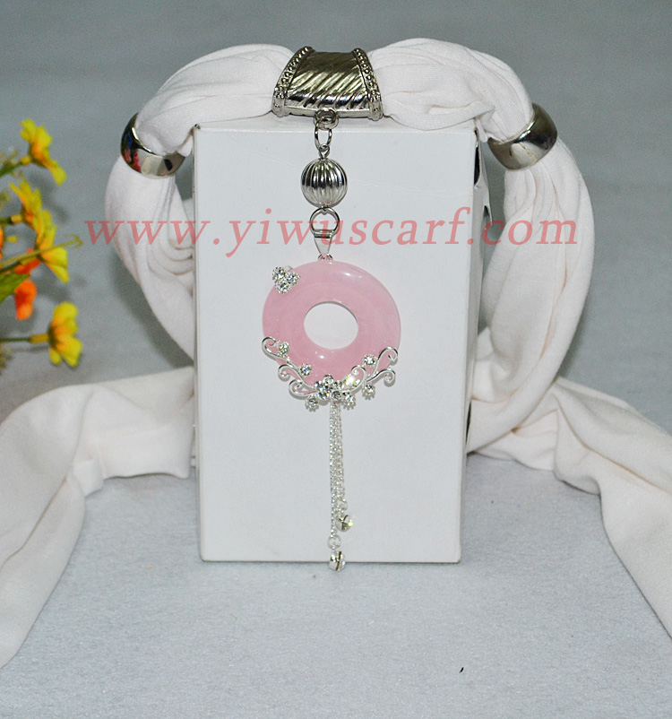 Jade pendant scarves
