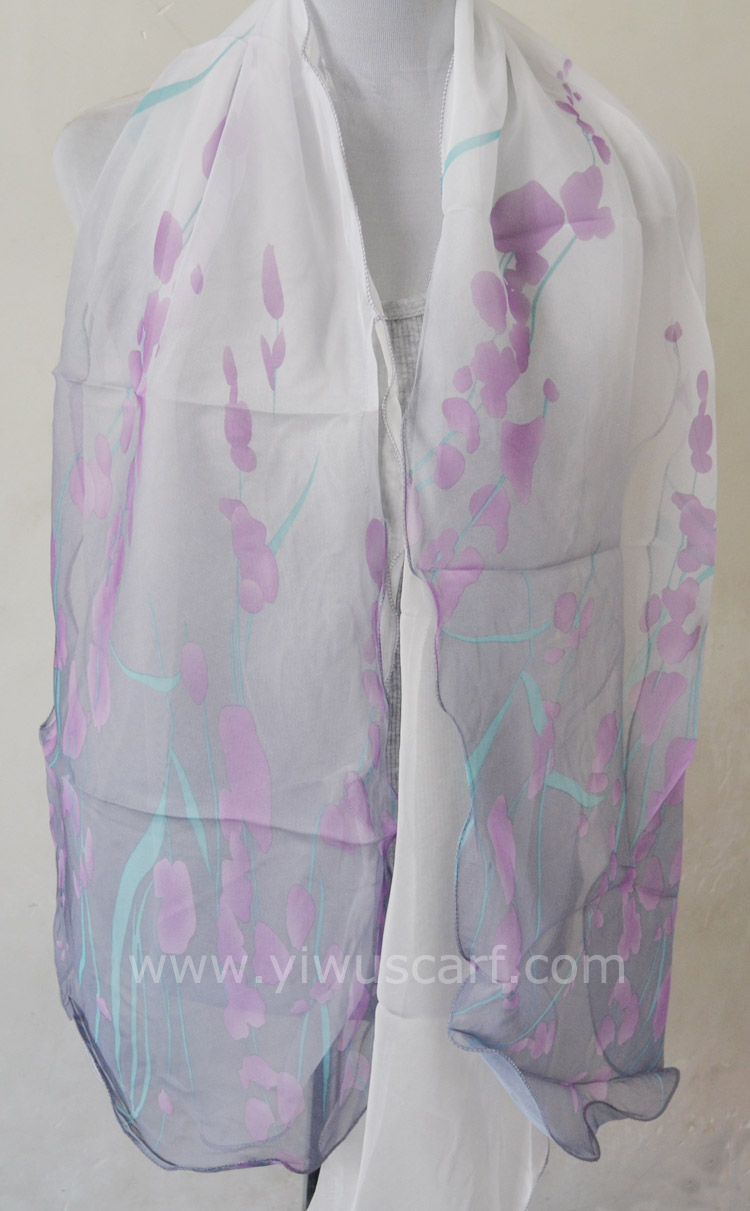 Silk scarf fashion designer