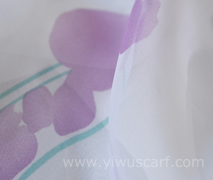 Silk scarf fashion designer