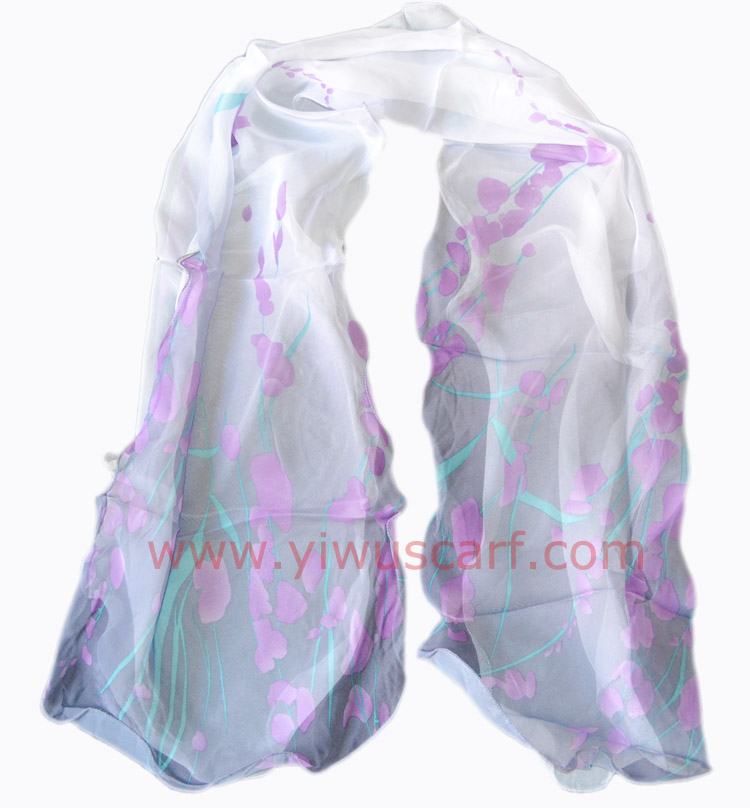 Silk scarf fashion designer