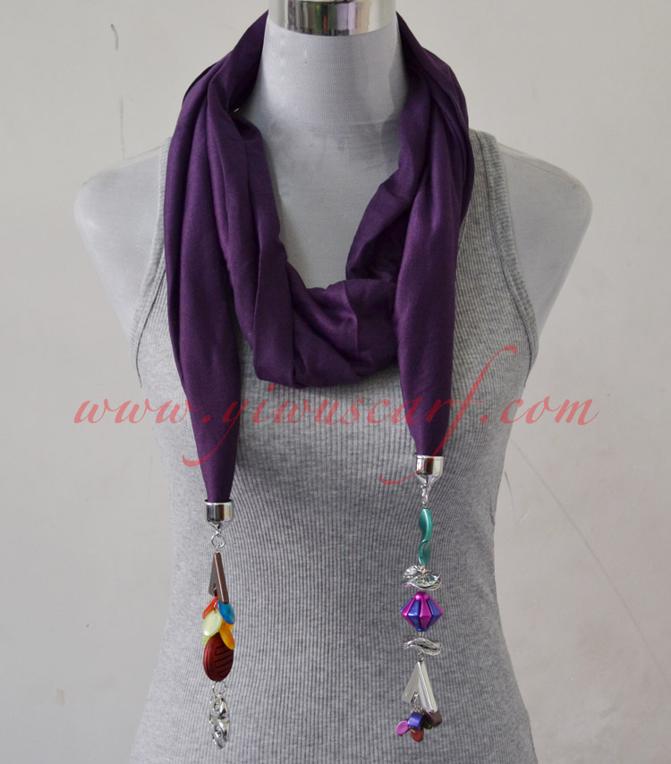 scarves with jewelry attached wholesale