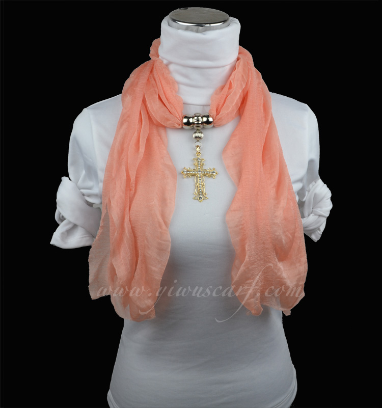 Summer scarves jewelry pendant