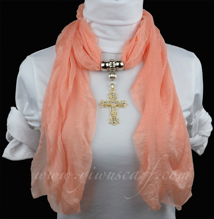 Summer scarves jewelry pendant
