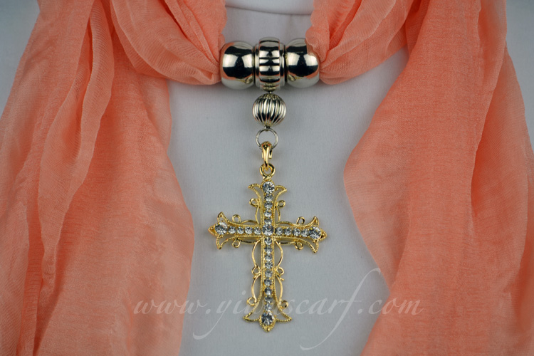 Summer scarves jewelry pendant