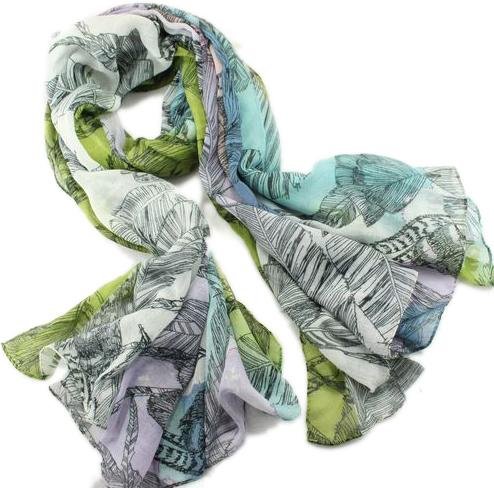 Barry yarn scarf scarves hand-painted