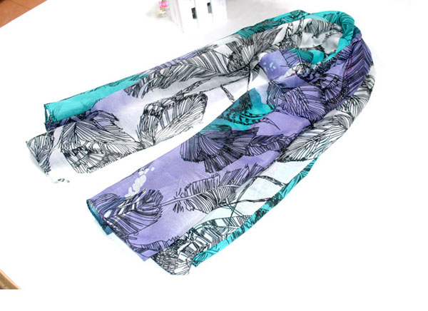 Barry yarn scarf scarves hand-painted