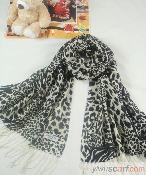 New Zealand leopard scarf shawl