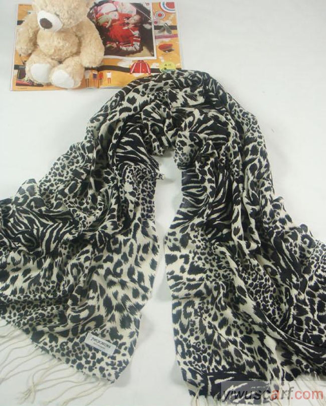 New Zealand leopard scarf shawl