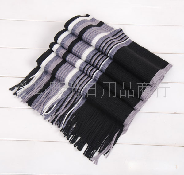 Men's cashmere knitted scarves