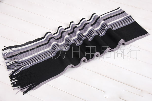Men's cashmere knitted scarves