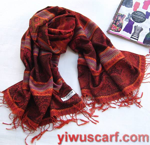 plaid cashmere scarf