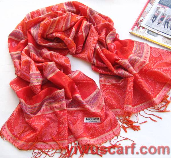 plaid cashmere scarf