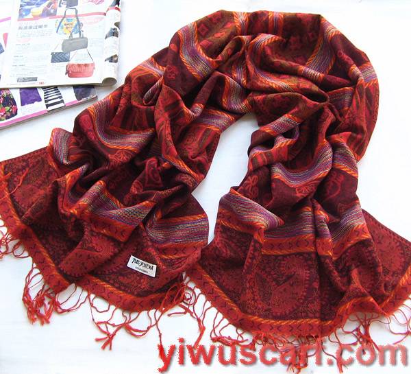 plaid cashmere scarf