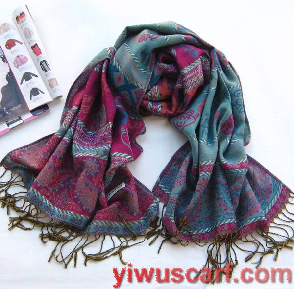 plaid cashmere scarf