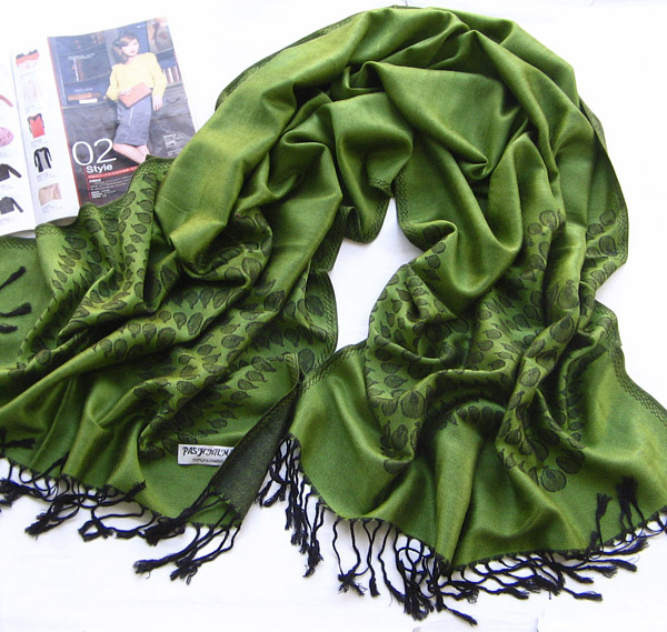 pink cashmere scarf
