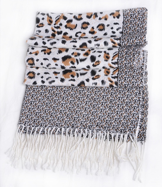 New leopard shawl