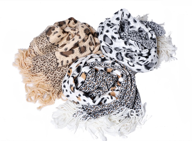New leopard shawl