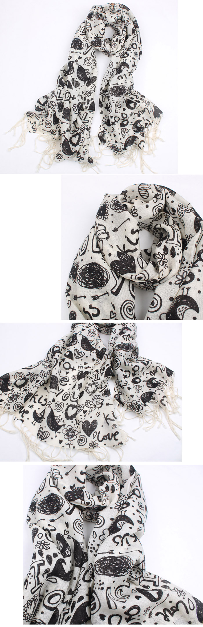 Scottish cashmere scarves