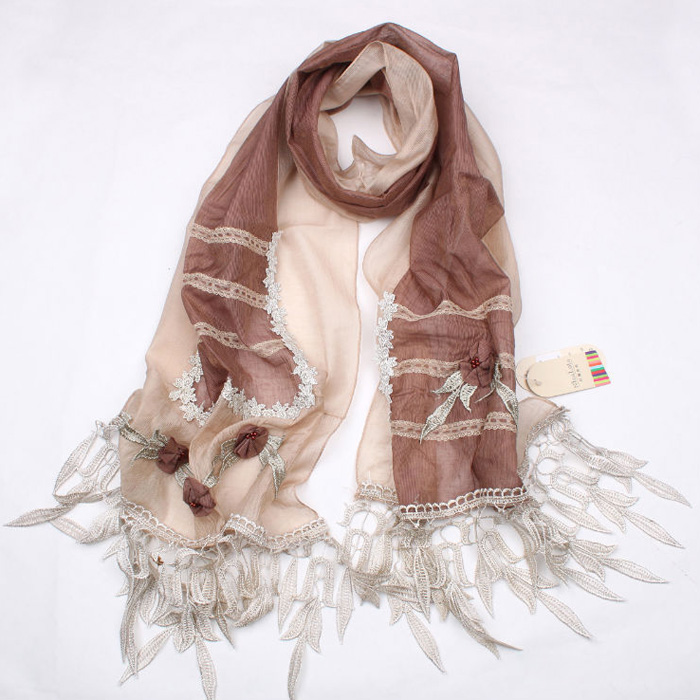French Flower Garden Scarf