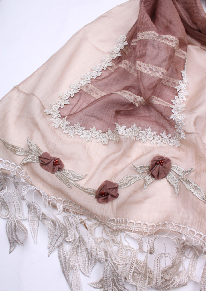 French Flower Garden Scarf