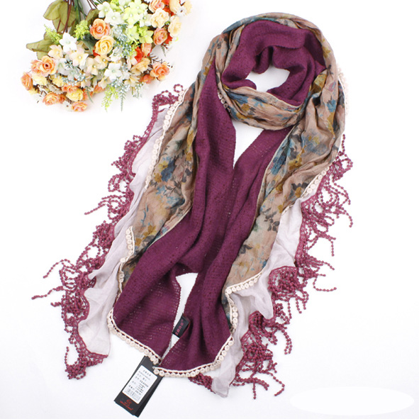 Women's romantic scarves